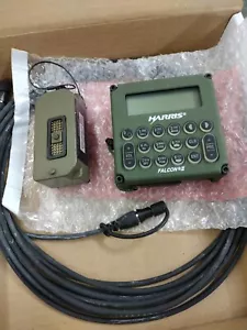 Harris Falcon II Military Radio Keypad Display Unit 10511-1300-03 +Cable+Adapter - Picture 1 of 12