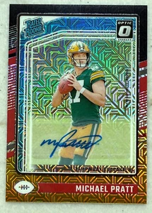 2024 Donruss Optic Michael Pratt Black And Gold Auto Rc 29/60 Buccaneers 280 - Picture 1 of 2