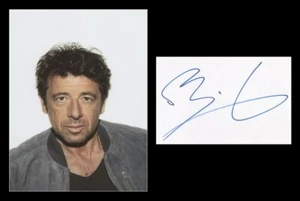 Patrick Bruel - Acteur & chanteur - Carte signée en personne + Photo - 90s - Bild 1 von 3