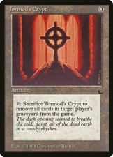1X Tormod's Crypt The Dark EX Italian MTG CARD