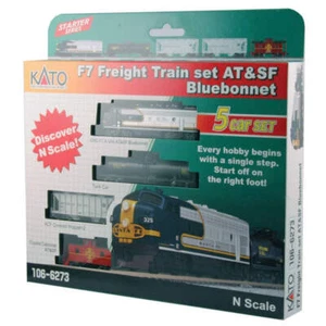 Treno merci diesel Kato scala N Santa Fe - solo set DCC - Foto 1 di 1