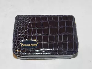 SeneGence LipSense Crocodile Distributor Beauty Cosmetics Bag Case MINT - Picture 1 of 4