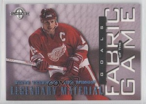 1997-98 Donruss Limited Fabric of the Game /100 Steve Yzerman #70 HOF