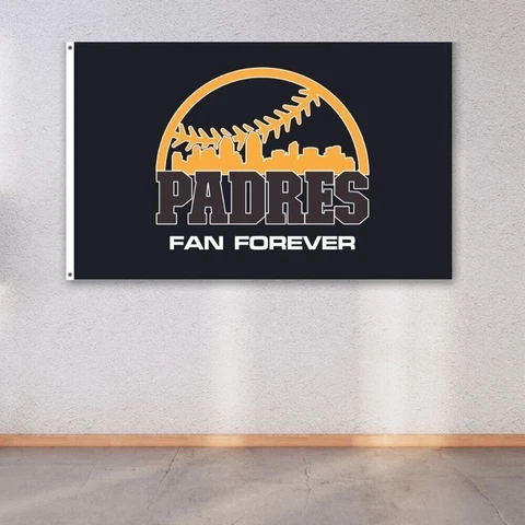 San Diego Padres 3x5 ft Flag MLB Baseball Champions Fans Gift Wall Decor Banner Cover