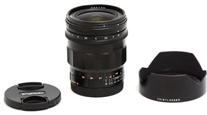 Voigtlander NOKTON 21mm f/1.4 Sony E MF Used EX Condition w/Hood,Caps
