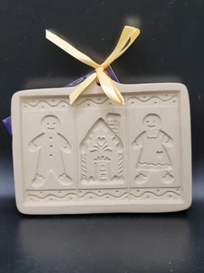 Vintage 2001 Brown Bag Cookie Art Gingerbread Family Cookie & Craft Mold - Picture 1 of 8