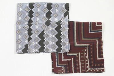 Lot of 2 silk pocket handkerchief made in Italy - Image 1 of 3