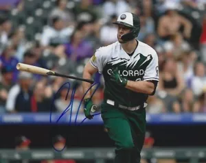 Autographed 8x10 C.J. CRON Colorado Rockies photo - COA - Picture 1 of 1
