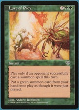 Lure of Prey Mirage NM Green Rare MAGIC THE GATHERING CARD (ID# 249317) ABUGames