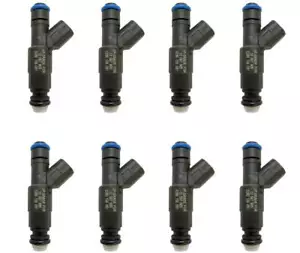 SET of 8 Brand New Mercruiser V8 Fuel Injectors, 885176, 0280156081, MAR102-8N - Picture 1 of 3