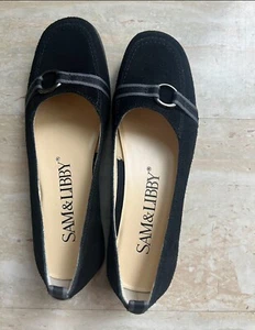 Sam & Libby – Belinda Wanderschuhe – schwarzes Wildleder ~ Damengröße 6 – neu ohne Karton - Bild 1 von 4