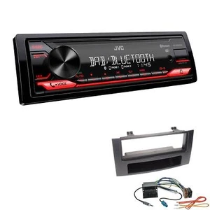 JVC KD-X282DBT Auto Radio Bluetooth DAB+ USB für Volkswagen VW Touareg 2002-2010 - Bild 1 von 5