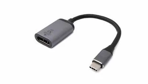 Displayport Cable 20CM Dp Conector A USB 3.1 Tipo C Enchufe Adaptador En Gris - Bild 1 von 6