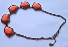 orange necklace accessories