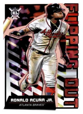 2020 Topps Big League Flipping Out Ronald Acuña Jr.  FO-2 - Image 1 of 2