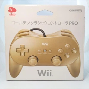 New Club Nintendo Official Gold Classic Controller Pro Wii & U Limited Edition - Picture 1 of 3