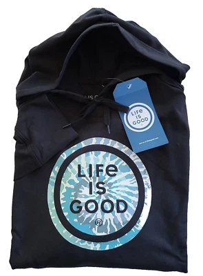 Life Is Good LS Camisa Trituradora FLEX Boxy Sudadera con Capucha TIE DYE MONEDA Pecho55 pulgadas Para Mujer XL Foto 1 de 4