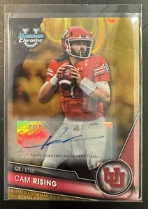 Bowman U 2023 cromo leva refractor de lava dorado ascendente automático RC #/50 Utah #198 - Imagen 1 de 2