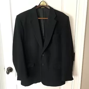 Blazer Abrigo Deportivo Stafford Para Hombres Chaqueta Informal Dos Botones 44L Lana Cabello Camel - Imagen 1 de 10