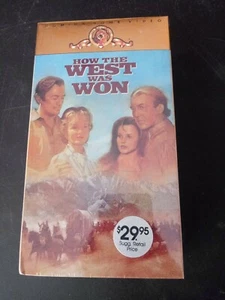 Vintage 1990 How The West Was Won VHS Tapes Set New Factory Sealed MGM Video - Picture 1 of 4