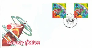 PAR DE CANALETAS DE CIENCIA FICCIÓN GB FDC Blick Swindon 1995 LIQUIDACIÓN (67414) - Imagen 1 de 1