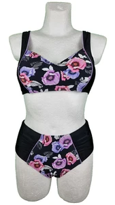 Maritim Bikini Größe 38 D Cup Bademode Schwarz Mehrfarbig Trägerbikini - Bild 1 von 5