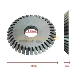 DEFU 238bs 60*6*16mm key cutter saw blade key machine 36teeth end milling cutter - Picture 1 of 1