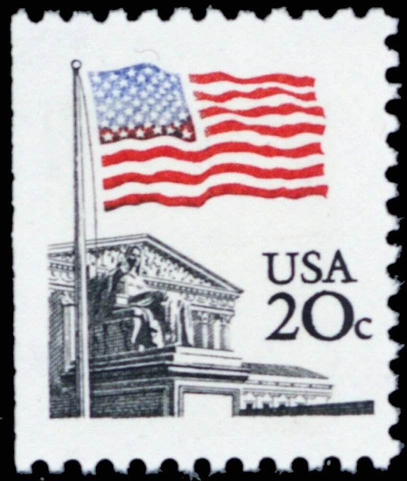 1894 Variety, Mint NH 20¢ Flag With Blue Stars ERROR - Stuart Katz - Image 1 of 1