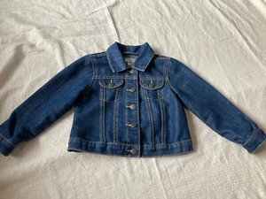 Chaqueta vaquera azul para niños talla 4T - Imagen 1 de 5
