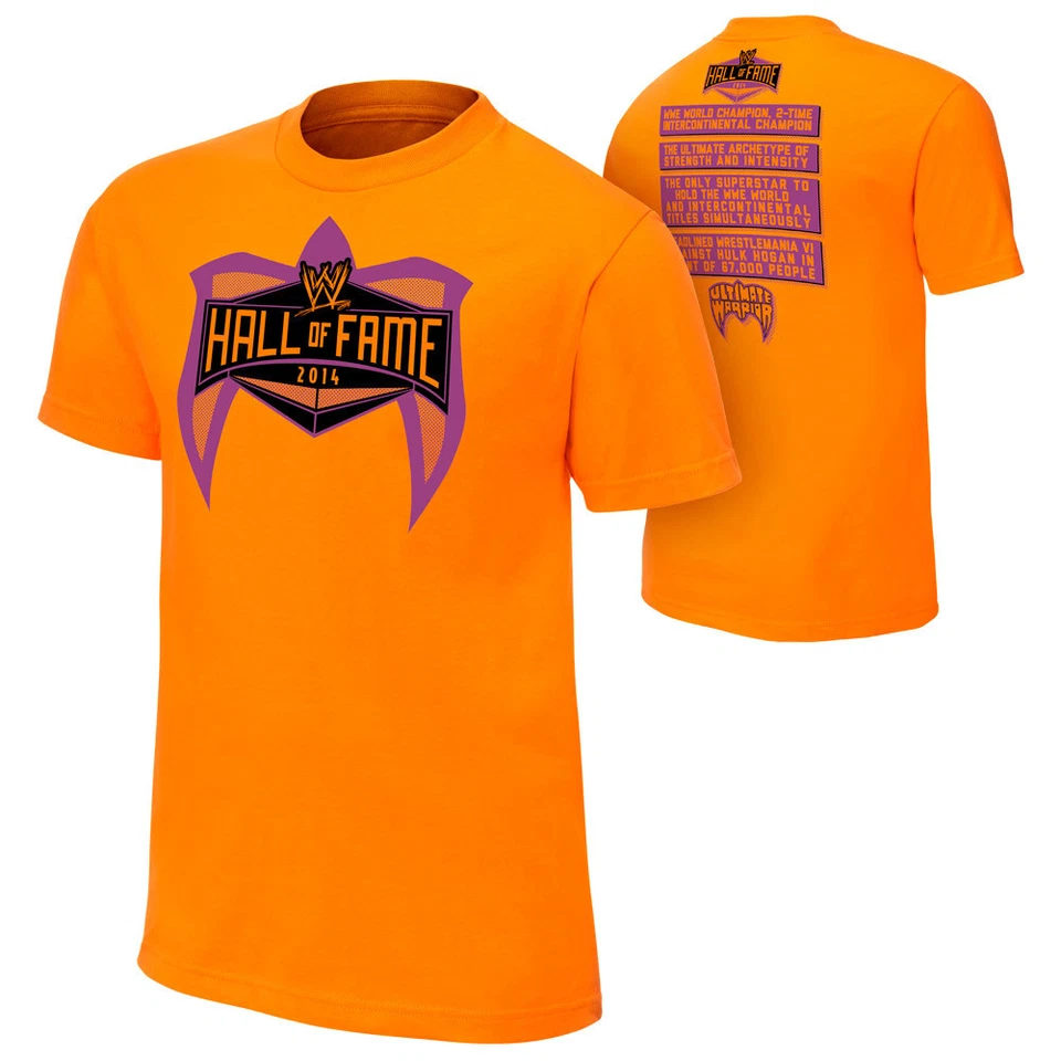 Camiseta WWE AUTÉNTICA Ultimate Warrior Salón de la Fama Para Hombre - TOTALMENTE NUEVA Foto 1 de 1
