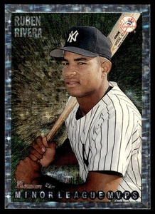 1995 Bowman Silver Foil Ruben Rivera Rookie New York Yankees #231 - Picture 1 of 2