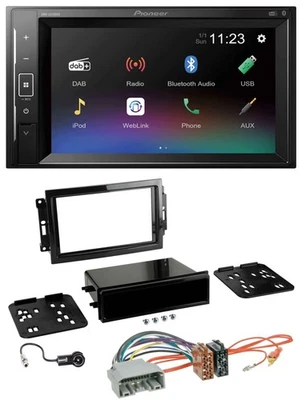 Pioneer DAB MP3 2DIN Bluetooth USB Autoradio für Chrysler 300C Dodge Caliber Jee - Bild 1 von 4