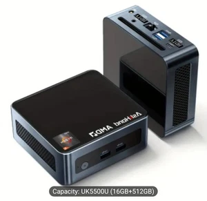 AskHand AMD Ryzen Mini PC, Ryzen 5 5500U (6C/12T 4,0 GHz) 16 Go DDR4 512 Go 🇬🇧 - Photo 1/3