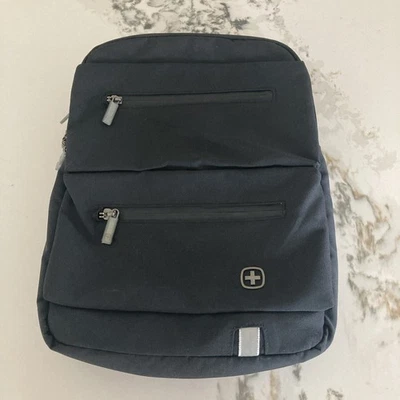 Wenger Backpack Black New For Laptops iPads RFID Protection - Image 1 of 4