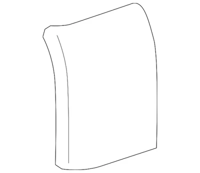 Moldura lateral original Ford 7L7Z*16A038*APTM Foto 1 de 4