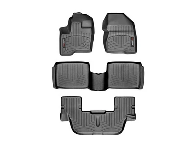WeatherTech FloorLiner for 2010-2010 Lincoln MKT - Full Set, Black - Image 1 of 4