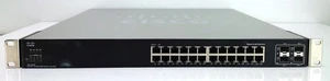 Cisco SGE2000P Managed Gigabit PoE 185W Ethernet Rack Switch 24x RJ-45 4x SFP - Bild 1 von 10