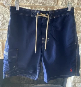 Polo Ralph Lauren dunkelblau Cargo Boardshorts Badehose Gr. S Small - Bild 1 von 5