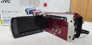 JVC GZ-MS120RU Camcorder 40X Zoom Red Handheld Digital Camera No Battery W/ Box - Picture 1 of 15