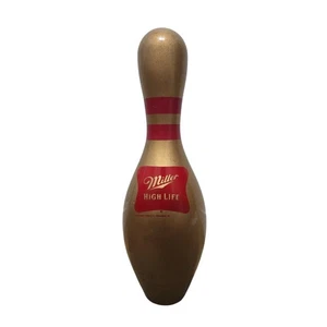 Spilla Bowling Oro Miller High Life Rara Insegna Pubblicitaria Birra 1999 Brew Milwaukee - Foto 1 di 24