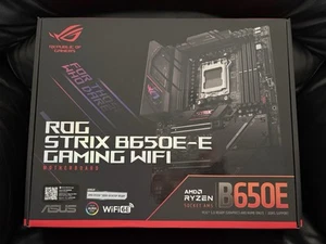 ASUS ROG STRIX B650E-E GAMING WIFI Socket AM5 AMD Motherboard - Picture 1 of 3