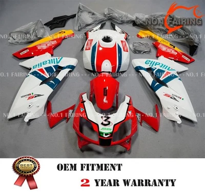 White Red Fairings Kit for Aprilia RS125 2006-2011 RS 125 ABS Bodywork Panel Kit — 第 1/4 张图片