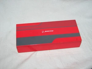 BOEING AIRPLANE Logoed Executive Two Pen Set w/Red Hard Case Brand New Free ship - Picture 1 of 2