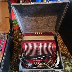 Harmonika, Akkordeon Hohner Club III M mit Koffer - Bild 1 von 4