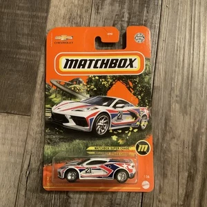 Matchbox Super Chase 2020 Corvette Red/White/Blue - Picture 1 of 4