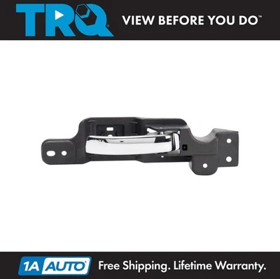 TRQ Left Interior Door Handle Chrome For 2008-2014 Dodge Challenger Foto 1 de 3