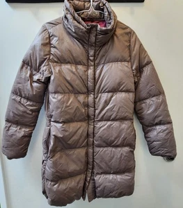 Gap Womens XS Light Brown Bubble Puffer Jacket Full Zip - Picture 1 of 5