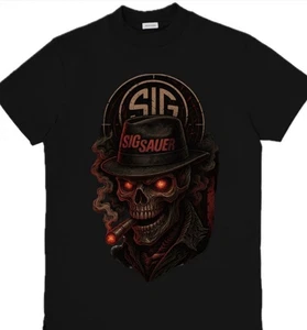 Camiseta Top Personalizada SIG Never Settle Inspirada Gráfica XS-3XL - Imagen 1 de 1