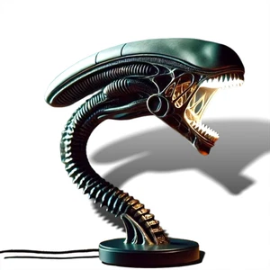 Nachtlicht Tischlampen Resin Alien Figur Modell Lampe Nachtlicht Wohndeko - Bild 1 von 11