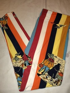 LuLaRoe Leggings Tall And Curvy NWOT Striped Halloween  Trick Or Treater NEW T&C - Picture 1 of 4